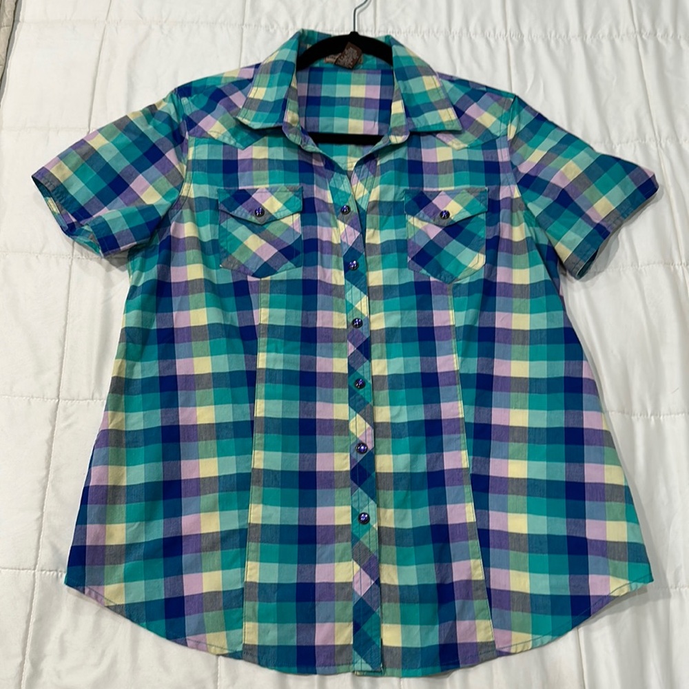 Pearl snap western shirt
